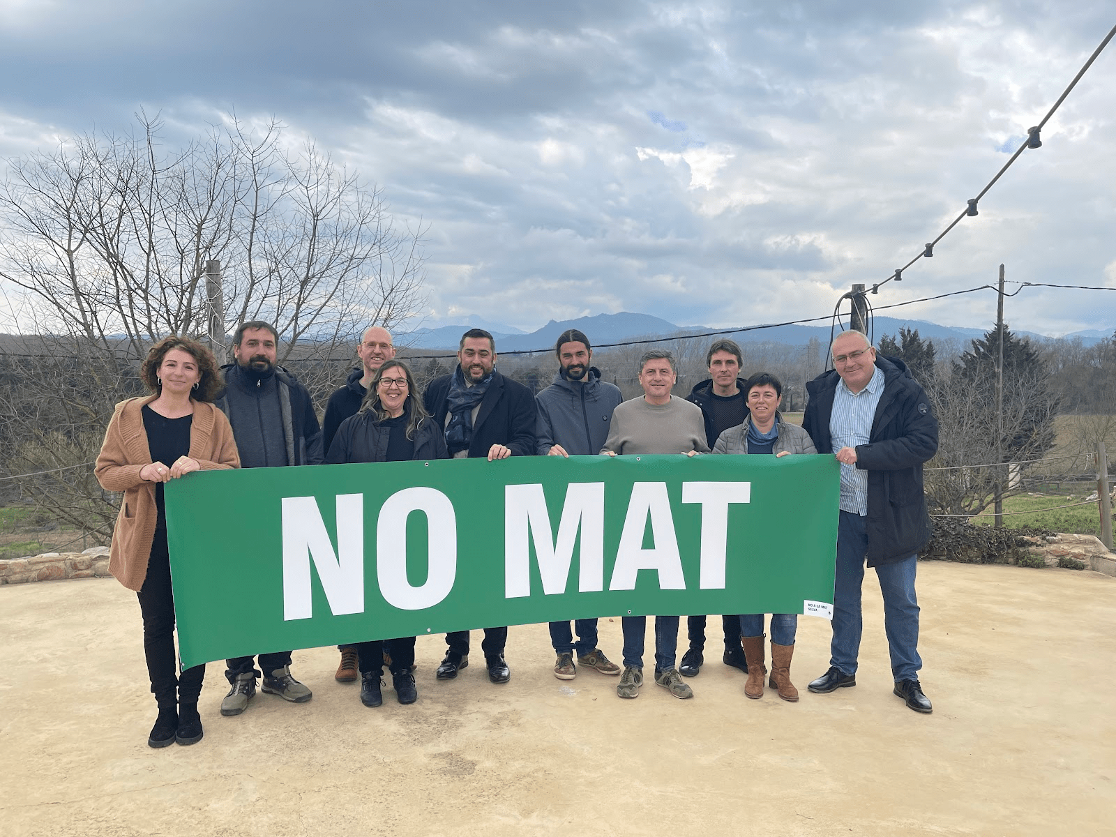 Front comú al parlament per demanar la derogació definitiva de la MAT de la Selva
